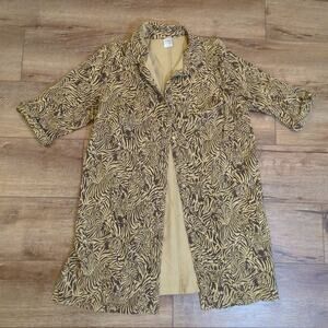M&S Mode Women XL (EUR 50) Coat Safari Zebra Print Nature Africa Animal